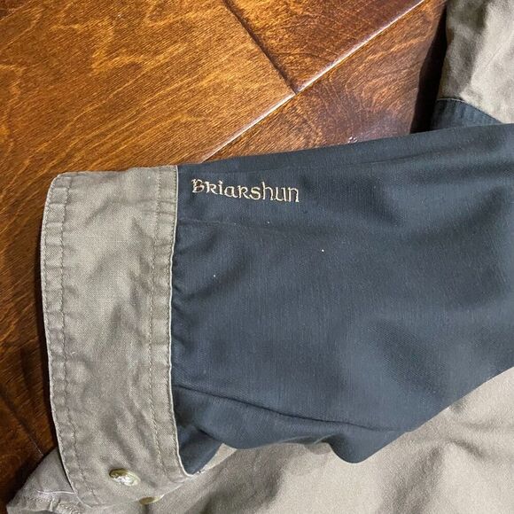 Columbia Outdoors Vintage Duck Hunting Briarshun Brown Green Shirt Mens Large - Picture 5 of 9